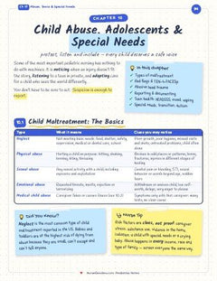 Child Abuse, Adolescents & Special Needs
