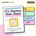 ECG Rhythms Made Simple – NurseDoodles Handwritten Style Notes PDF