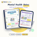 Mental Health Notes: instant PDF, full-color paperback, or both