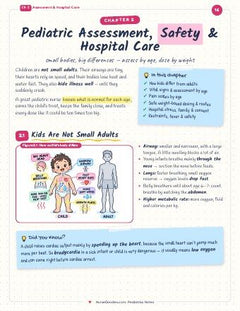 Pediatric Assessment, Safety & Hospital Care