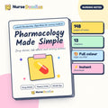 Pharmacology Made Simple – NurseDoodles Handwritten Style Notes PDF